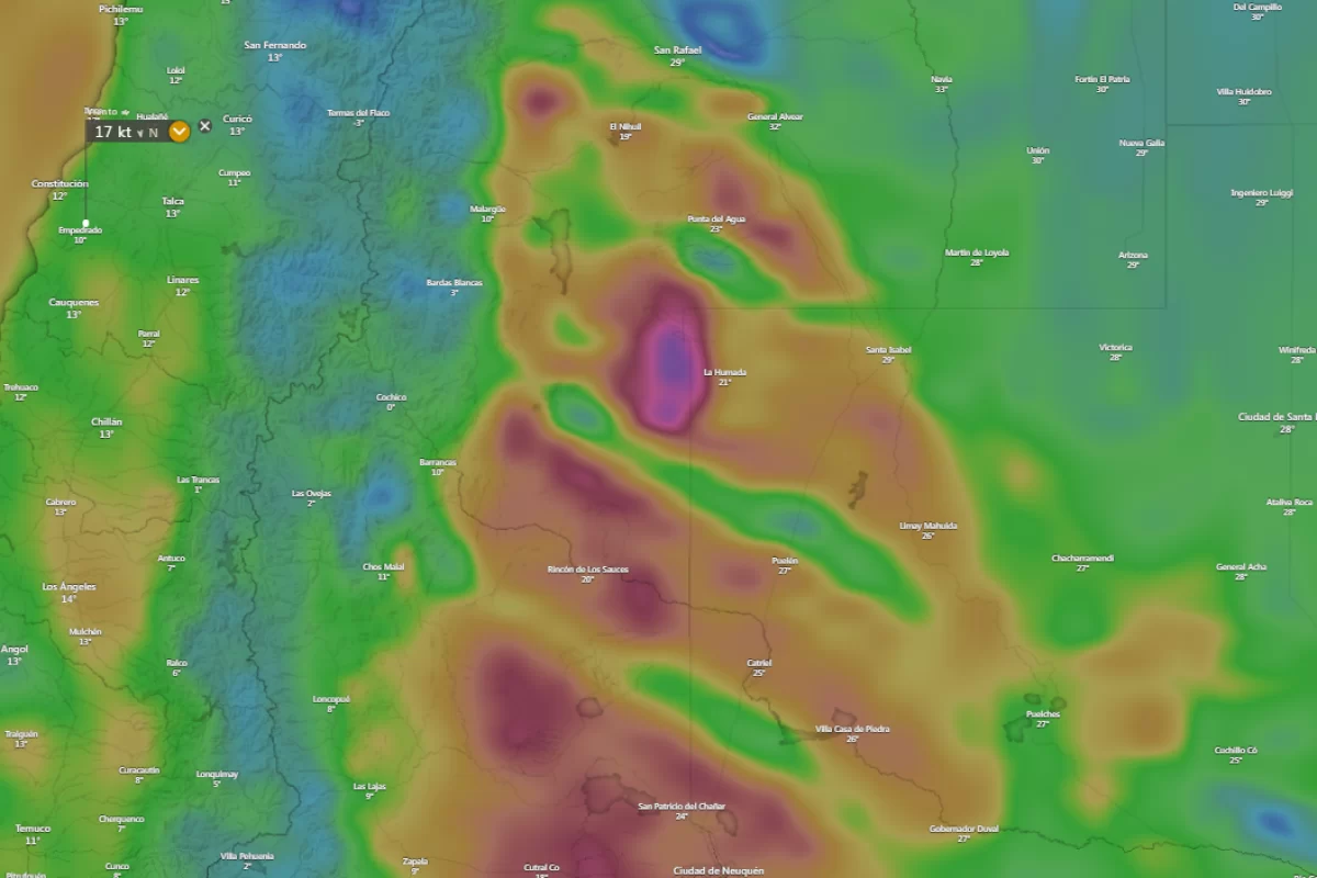 Alerta Naranja Por Viento Zonda En San Juan Seguimiento Satelital De A