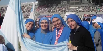 Tres hermanas y monjas sanjuaninas, tras el Papa