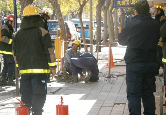 Alarma por una fuga de gas en el centro