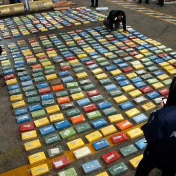 Hallan 536 kg de cocaína en Ezeiza: vale €20 millones