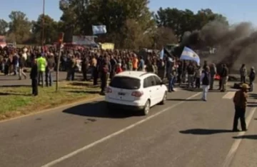 Caos en la ruta  41 por un corte