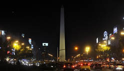 El Obelisco, a oscuras