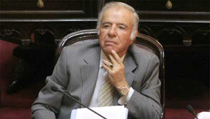 Legisladores piden la exclusión de Menem del Senado