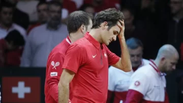 El tropezón de Federer