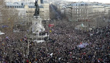 Histórica marcha en París para condenar al terrorismo