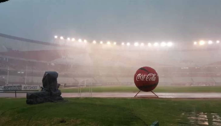 Por la lluvia, la transmisión de los partidos estuvo cortada