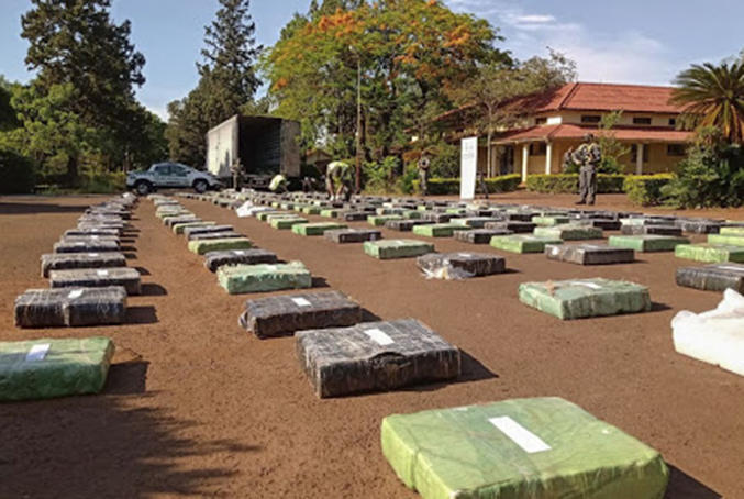 Hallan 10 toneladas de droga