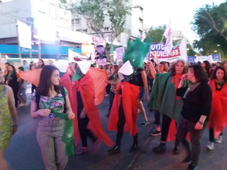 En San Juan, los pañuelos verdes coparon las calles por el aborto seguro