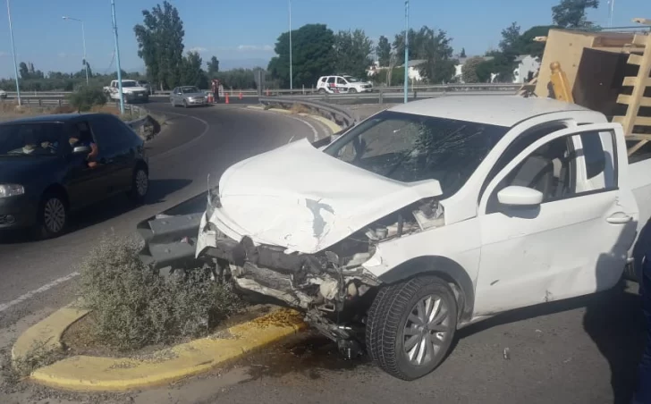 Choque en ruta 40 con 5 heridos