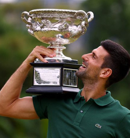 Djokovic celebró con el hit de la Selección en Qatar