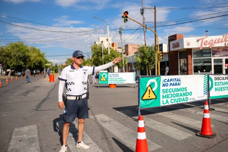 Repavimentación: se podrá usar la Central, pero a no más de 20 km/h