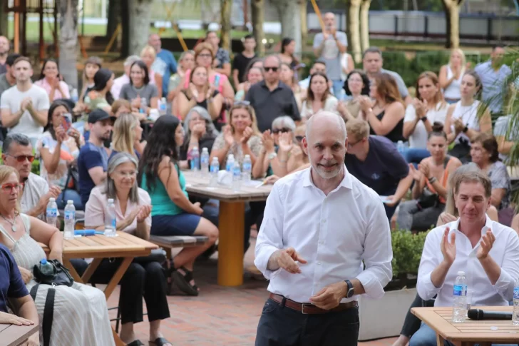 Larreta se lanzó con un mensaje de campaña “antigrieta” y OK de Macri