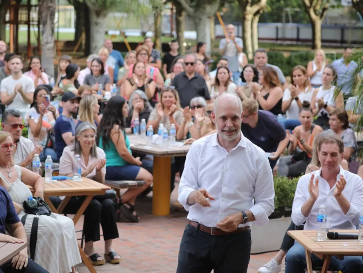 Larreta se lanzó con un mensaje de campaña “antigrieta” y OK de Macri