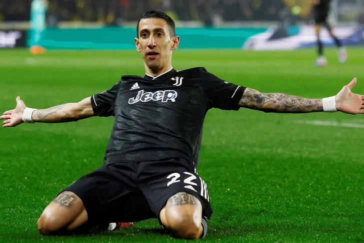 Triplete de Di María para la Juve