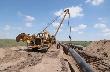 Quieren terminar el gasoducto antes del próximo invierno