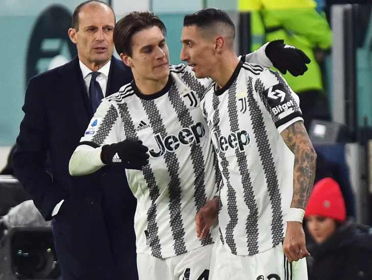 Di María y Dybala aportaron sus goles en la “Juve” y Roma