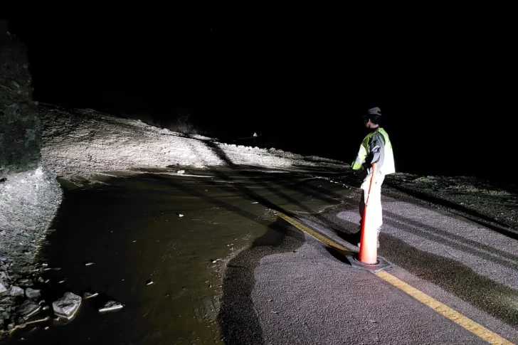 Tras la intensa lluvia, piden máxima precaución al viajar por la provincia