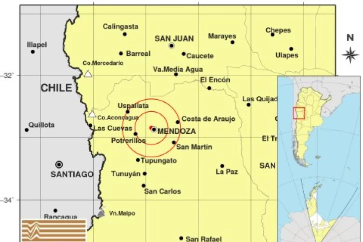 Un temblor sorprendió a los mendocinos en el aniversario de uno de sus peores terremotos