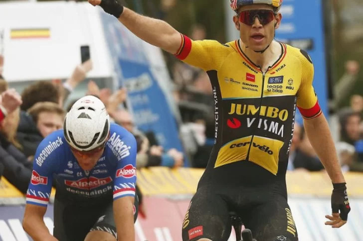 Van Aert tomó venganza