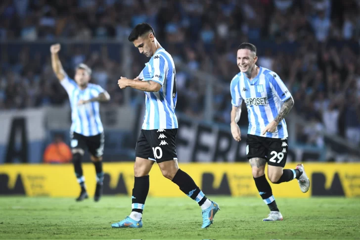 Racing le sacó el invicto a Lanús