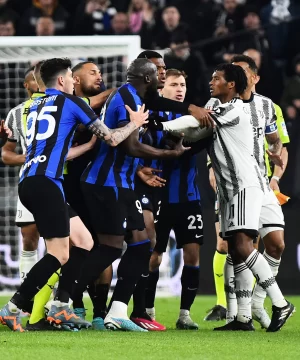 Un final caliente entre el Inter y Juventus