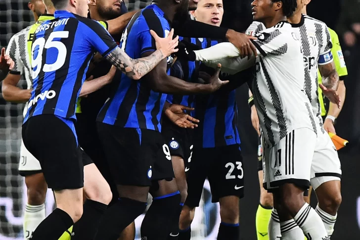 Un final caliente entre el Inter y Juventus