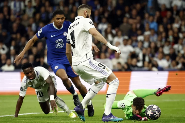 Real Madrid sacó ventaja en su duelo contra Chelsea