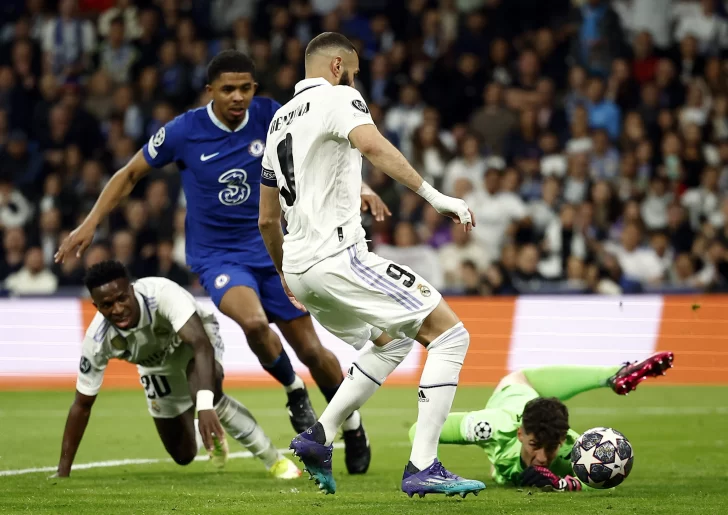 Real Madrid sacó ventaja en su duelo contra Chelsea