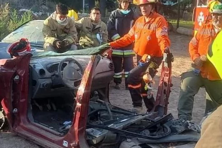 Bomberos se capacitaron en rescate