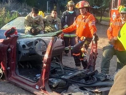 Bomberos se capacitaron en rescate