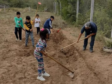 Alumnos agricultores y ecológicos