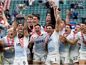 Los Pumas “7 ganaron en Londres