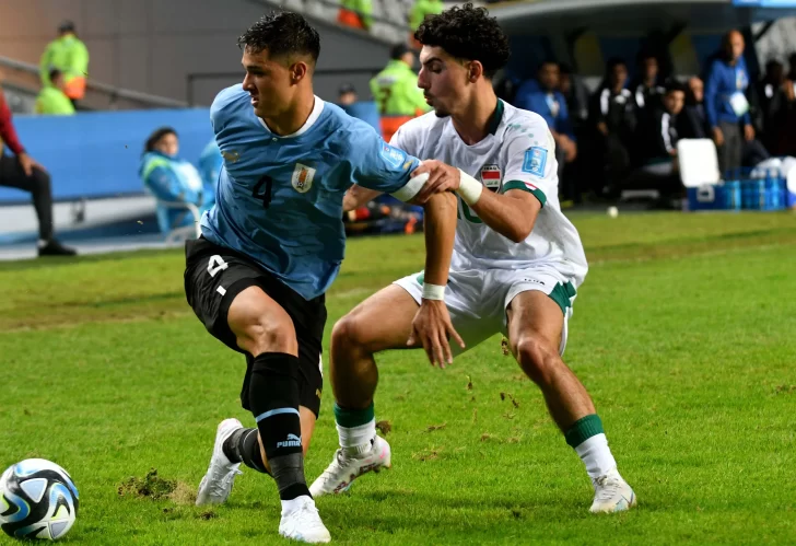 Uruguay fue contundente y goleó a Irak por 4 a 0