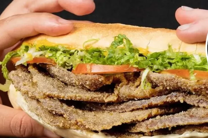 Pidió un sándwich de milanesa y se enamoró con el tierno gesto del cocinero