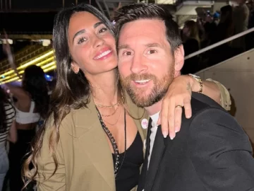 Lionel Messi y Antonela Roccuzzo fueron a ver a Coldplay y conocieron a Chris Martin