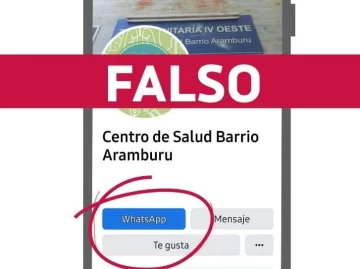 Alertan por una estafa a nombre de un centro de salud que pide dinero para la atención