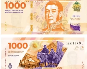 Volverá la cara de San Martín a un billete