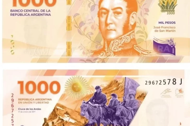 Volverá la cara de San Martín a un billete