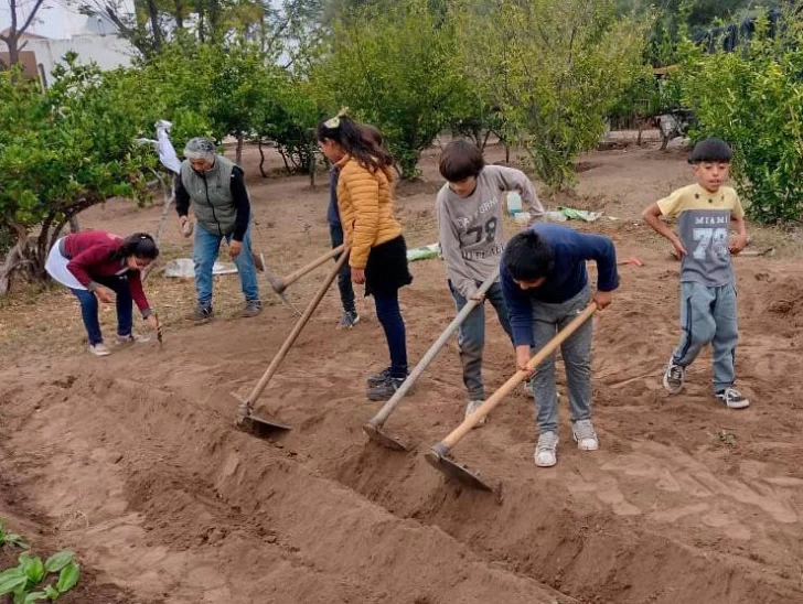 INTA trabaja para que todas las escuelas vallistas tengan huerta