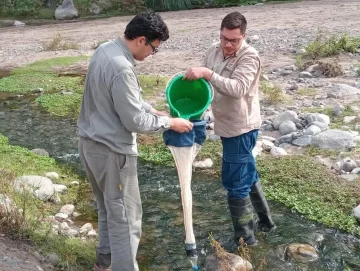 Monitoreo en las aguas de Valle Fértil