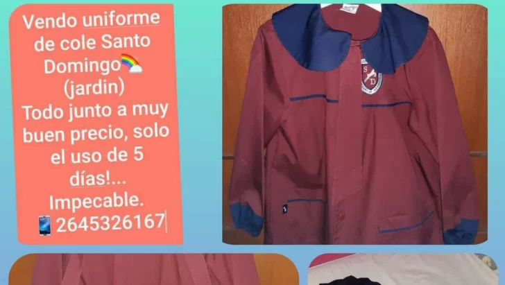 Crece el canje y venta de útiles, ropa y calzado en grupos escolares