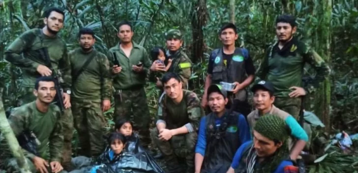 Hallan con vida a los 4 nenes perdidos durante 40 días en la selva tras un accidente aéreo