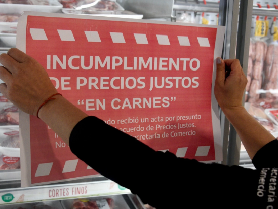 Precios Justos Carne: sancionan a más de 50 sucursales de supermercados por incumplir