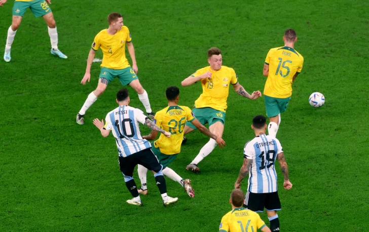 La Selección argentina derrotó a Australia en China con grandes destellos de Messi