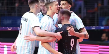 Argentina se recuperó y le ganó a Canadá por la VNL