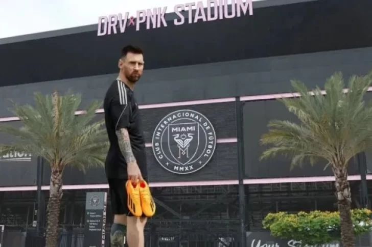 Messi tuvo su primera práctica junto a sus nuevos compañeros de Inter Miami