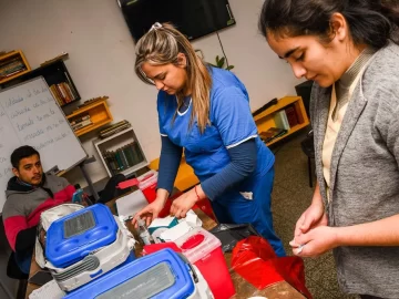 Vacunación a trabajadores del PTA