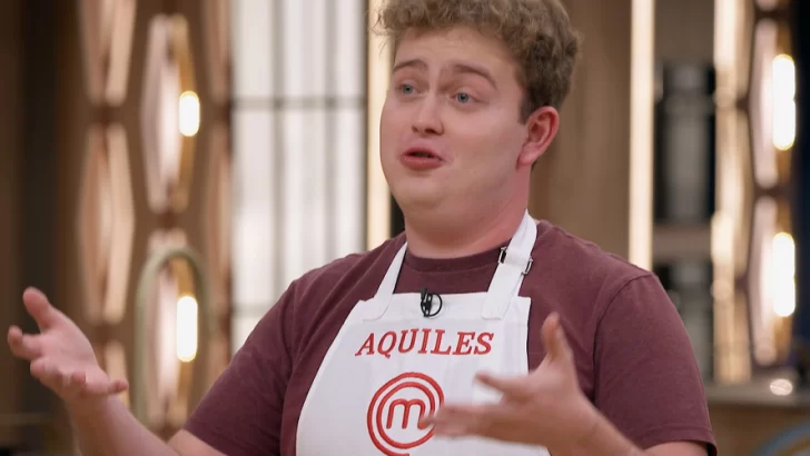 Aquiles fue el nuevo eliminado de Masterchef