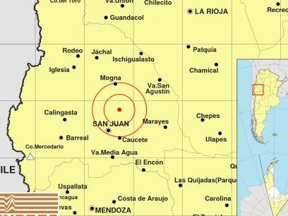 Un sismo de casi 4 grados alteró la madrugada sanjuanina