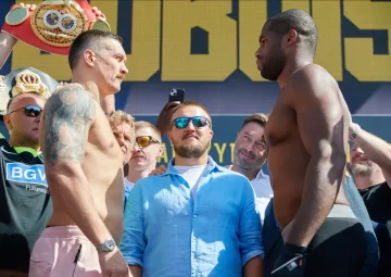 Usyk expone el cetro pesado ante Dubois